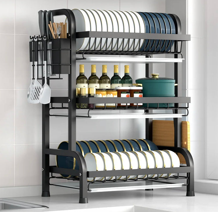 Multi Layered Plates Dish Bowl Rack Organizer