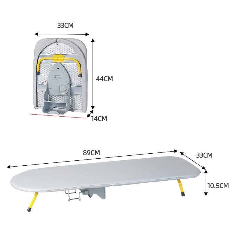 Foldable Premium Quality Wall Mounted Ironing Board with Iron Holder