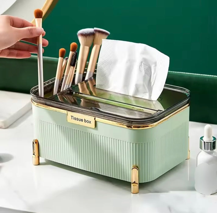 Modern Tissue Box with Storage Box Organizer