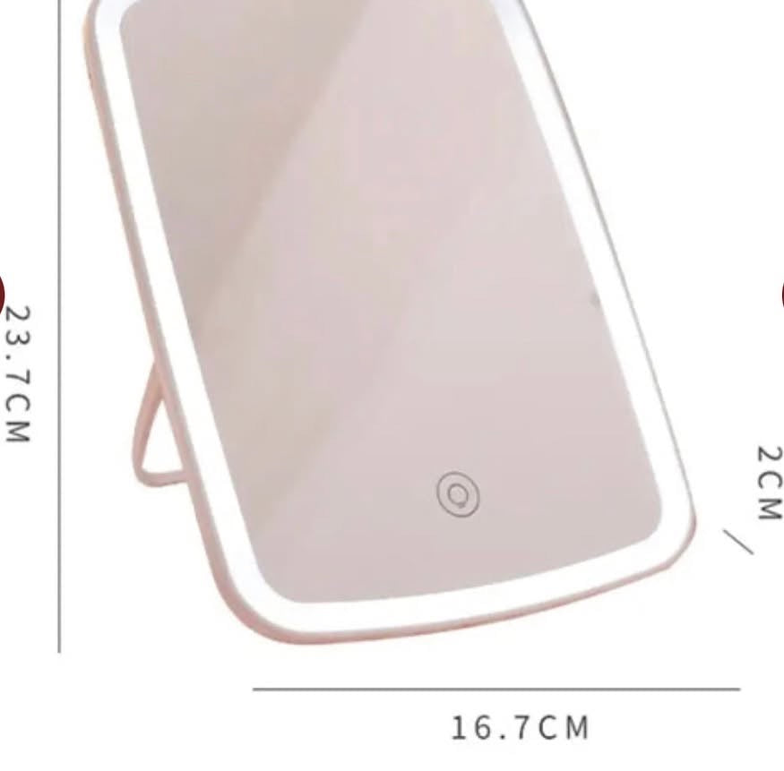 LED Rechageable 3 Modes Changeable Table Vanity Mirorr usb Rechageable Mirror.