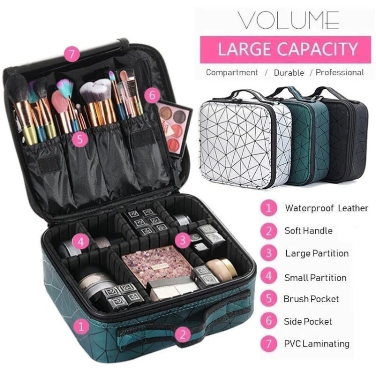 Professional PU Leather Makeup Cosmetics Case