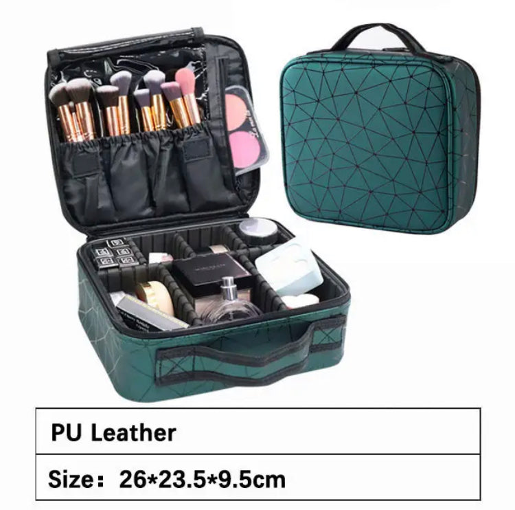 Professional PU Leather Makeup Cosmetics Case