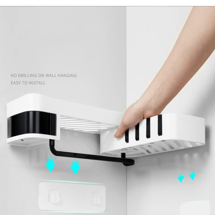 Wall Mounted Expandable Bathroom Shelf