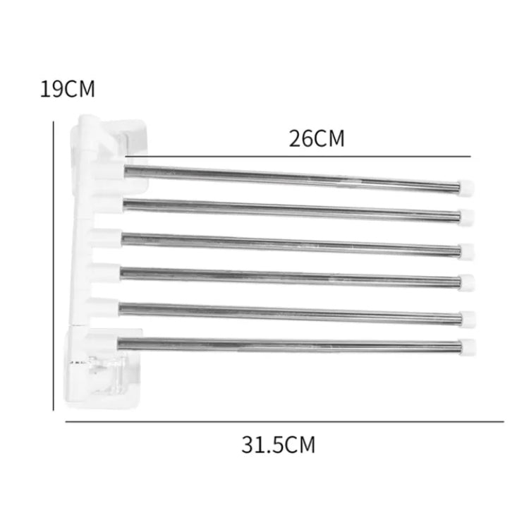 Self Adhesive Wall Rotatable Towel Holder