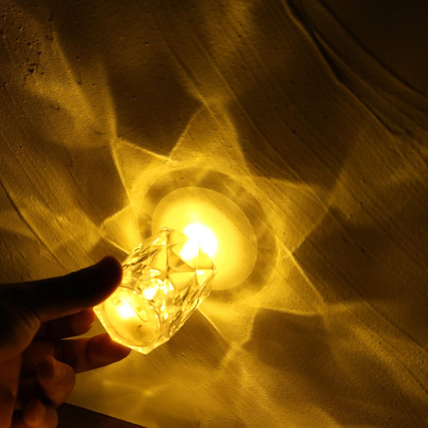 LED Mini Clear Crystal Desk Lamp