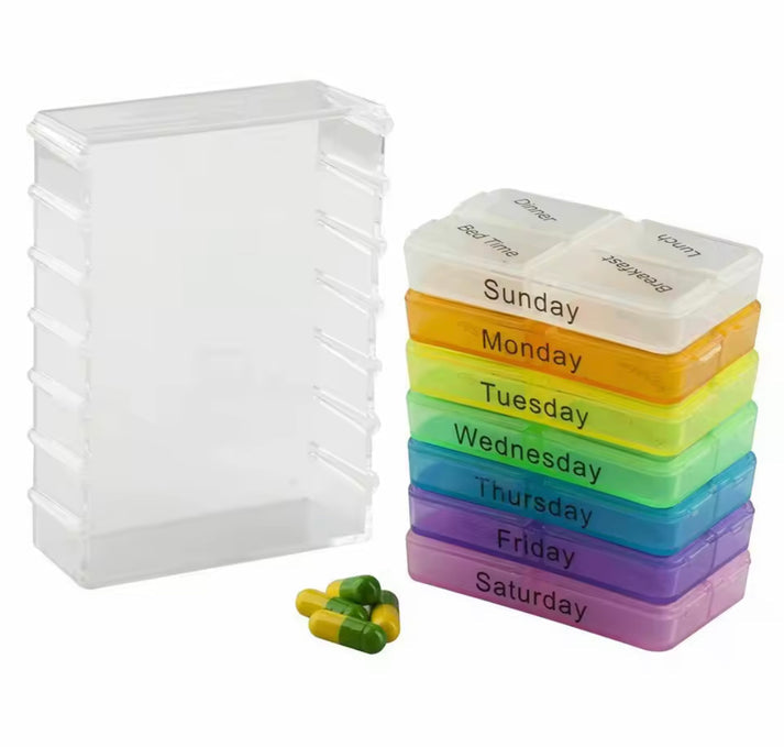 7 Days Portable Medicine Pill Box
