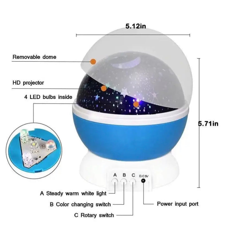 Galaxy Starry Sky LED Light Projector