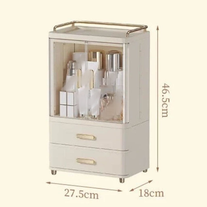 Large Capcity Cupboard Style Cosmetics Makeup Organizer