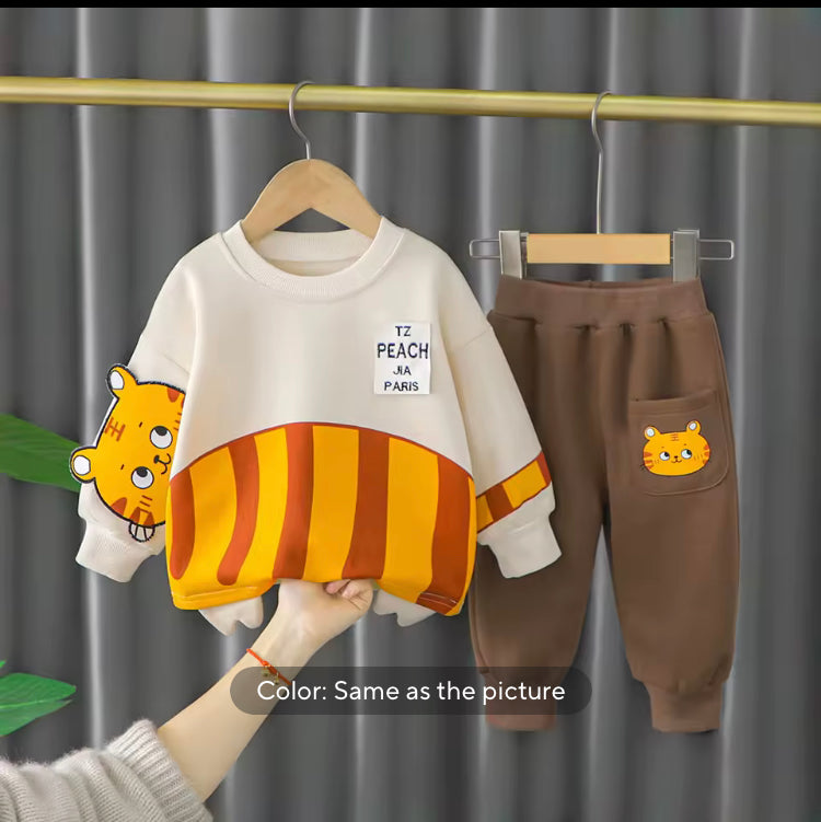 Winter Fleece Sweatshirt with Trouser for Kids