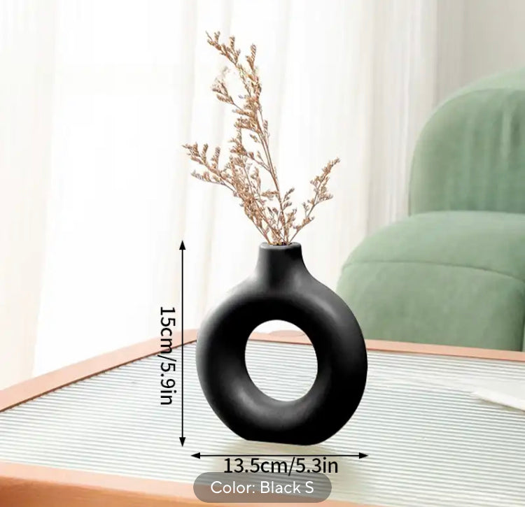 3 Pcs Flower Display Decorative Vases Set