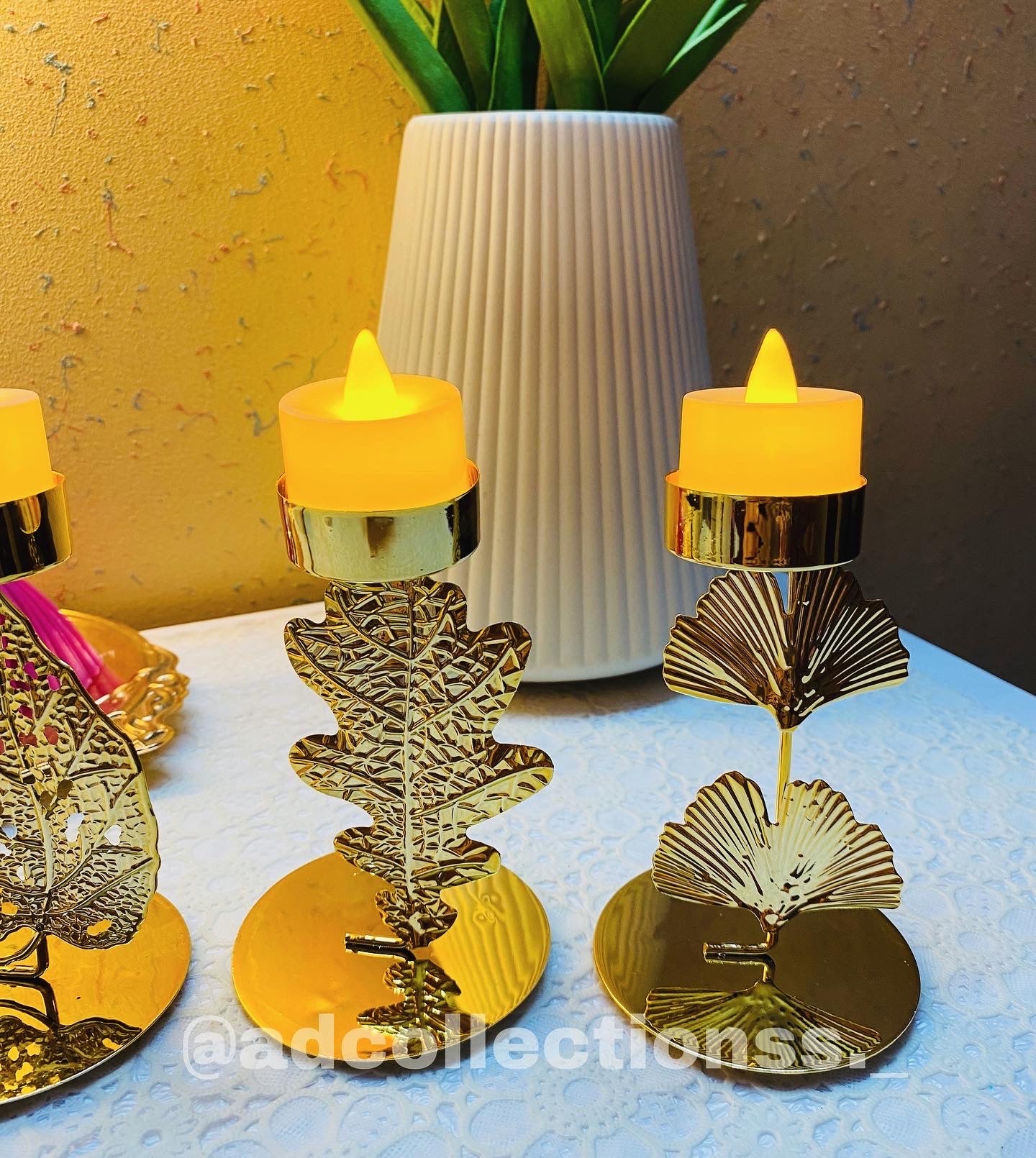 Nordiac Style Candlestick Light Luxury Iron Candle Holder