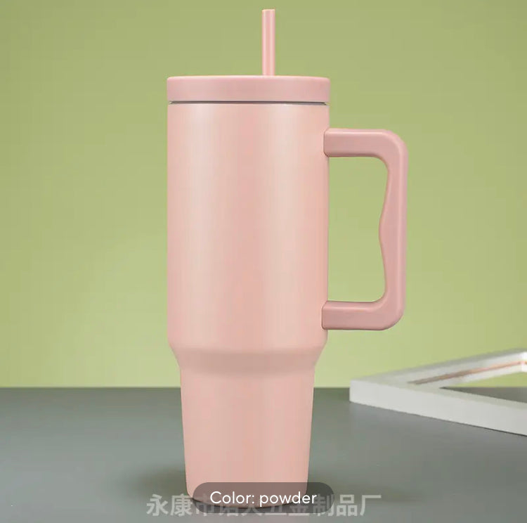 40oz Leakproof Tumbler with Lid & Straw