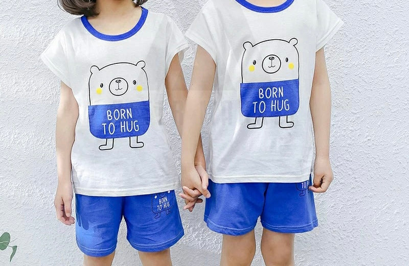 Fashion Soft Summer Kids Suit for Boys & Girls