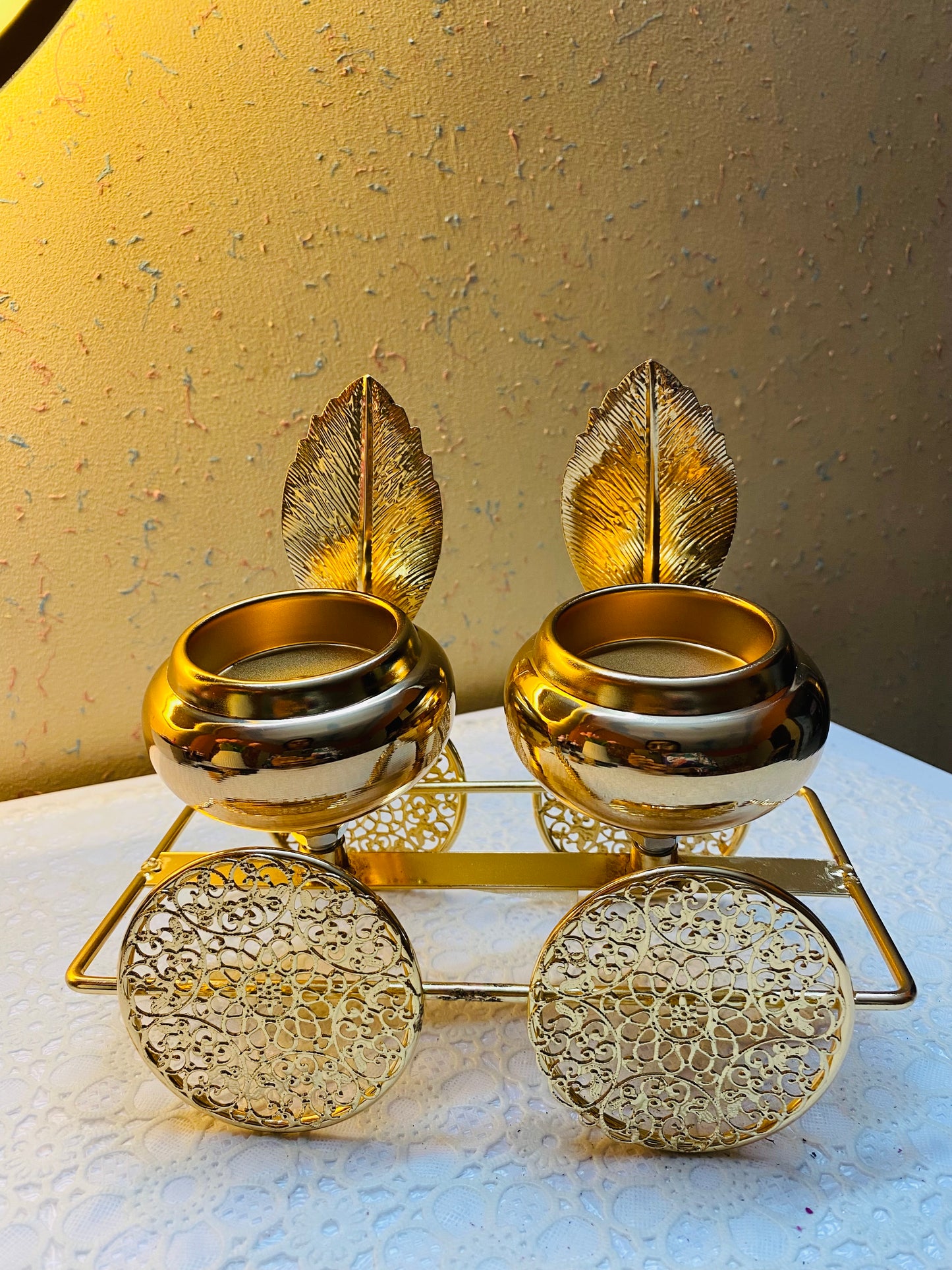 Metal Car Candle Holder