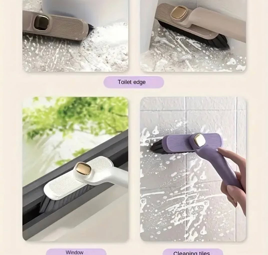 Rotating Bathroom Floor Cleaning Brush Multipurpose