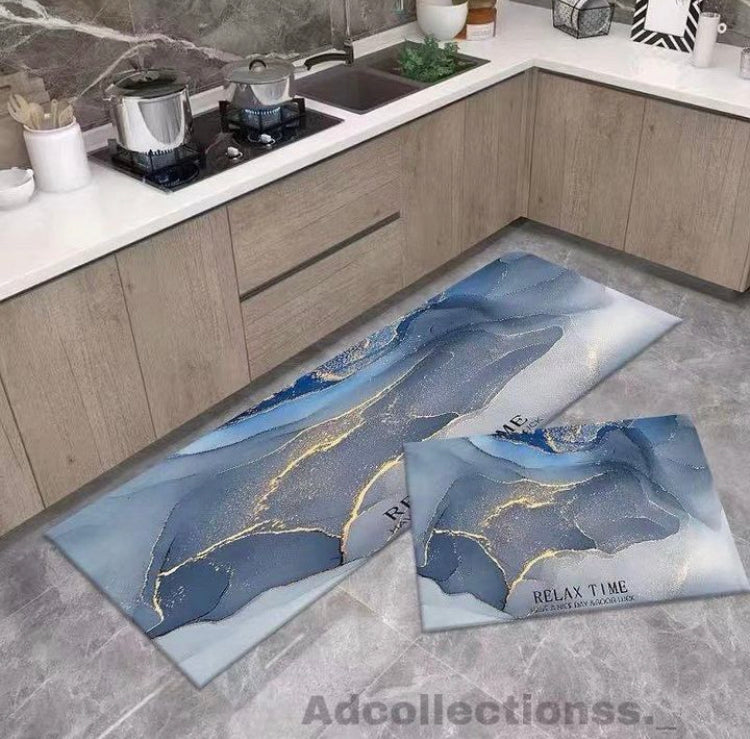 2Pcs Anti Slip Water Absorbent Matt Set