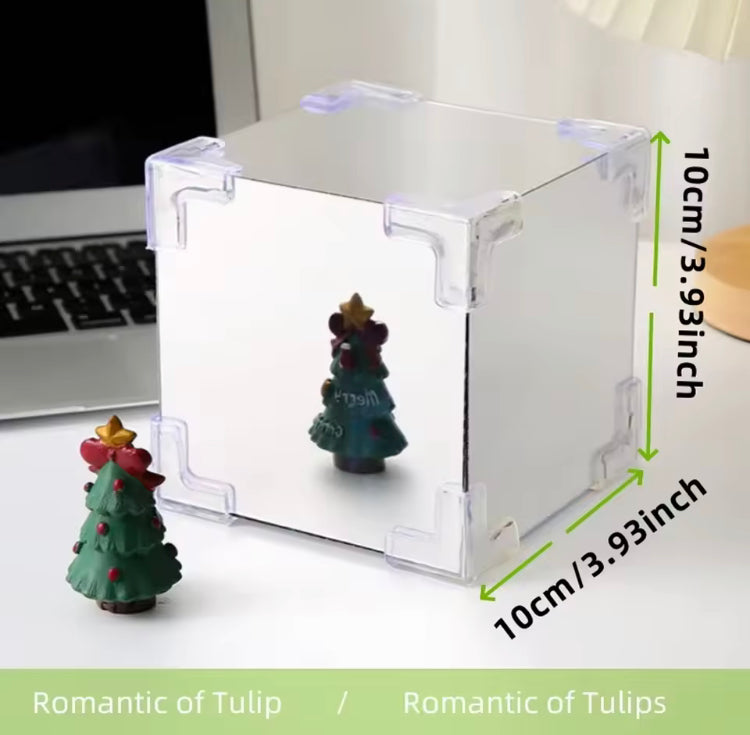DIY Tulip Mirror Cube Simulation Lamp