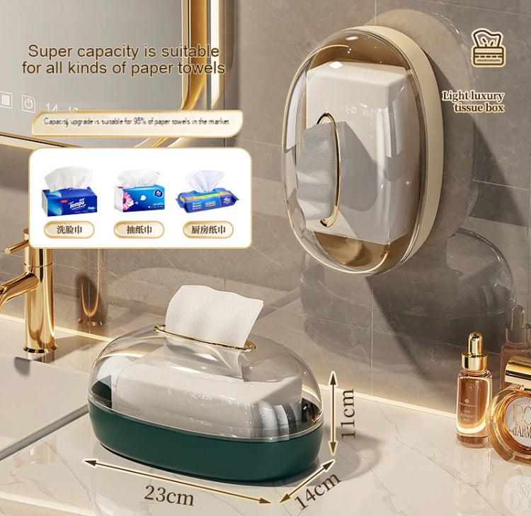 Acrylic Luxury Wall Mounted Tissue Box