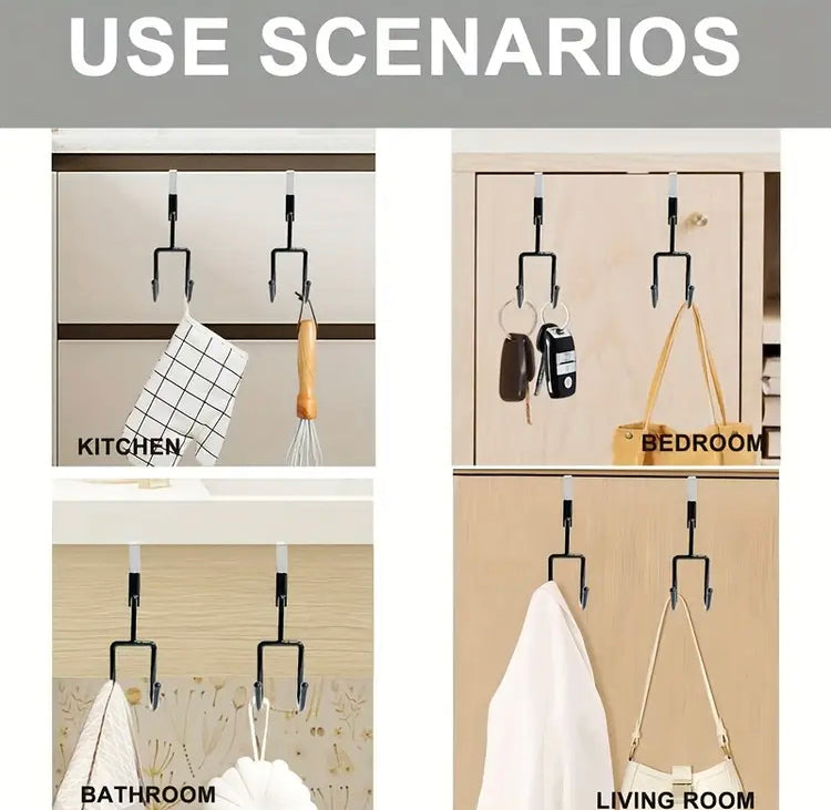 3 Pcs Over the Door Heavy Duty Multipurpose Hooks