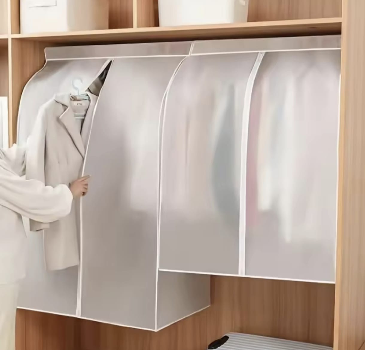 Wardrobe Hanging Clothes Cover