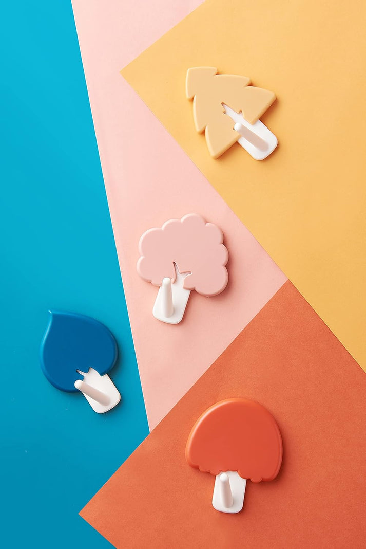 Set of 4 Pcs Strong Wall Adhesive Multifunctional Hooks