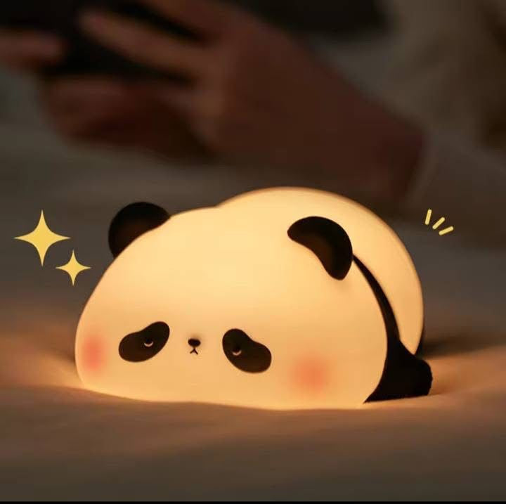 Silicone Rechargeable Panda Night Light Lamp