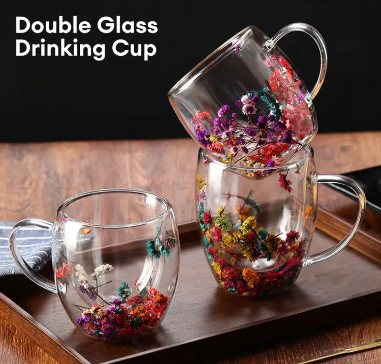 Double Wall Insulated Tea Coffee Glass