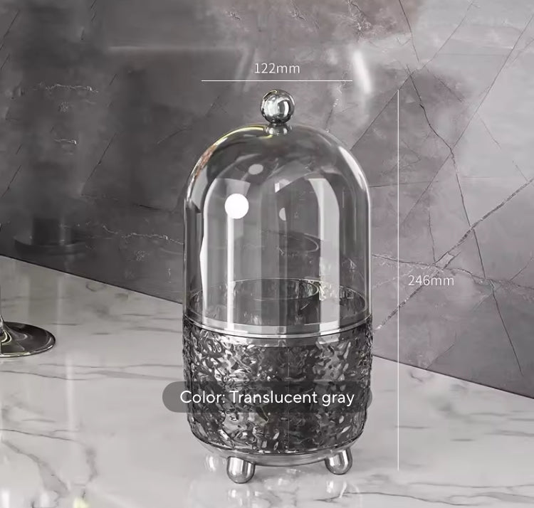 Luxury Dustproof Rotating Brushes Holder with Lid