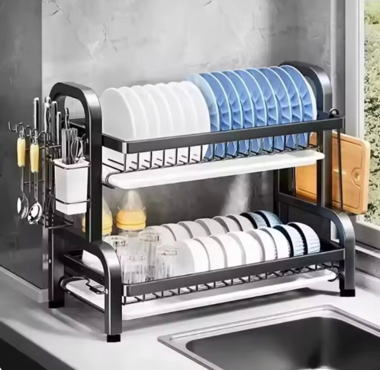 Metal Rustproof Multi Layer Dish Drying Rack