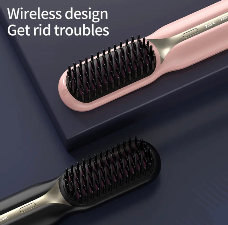Wireless Rechargeable Hair Straightening Comb