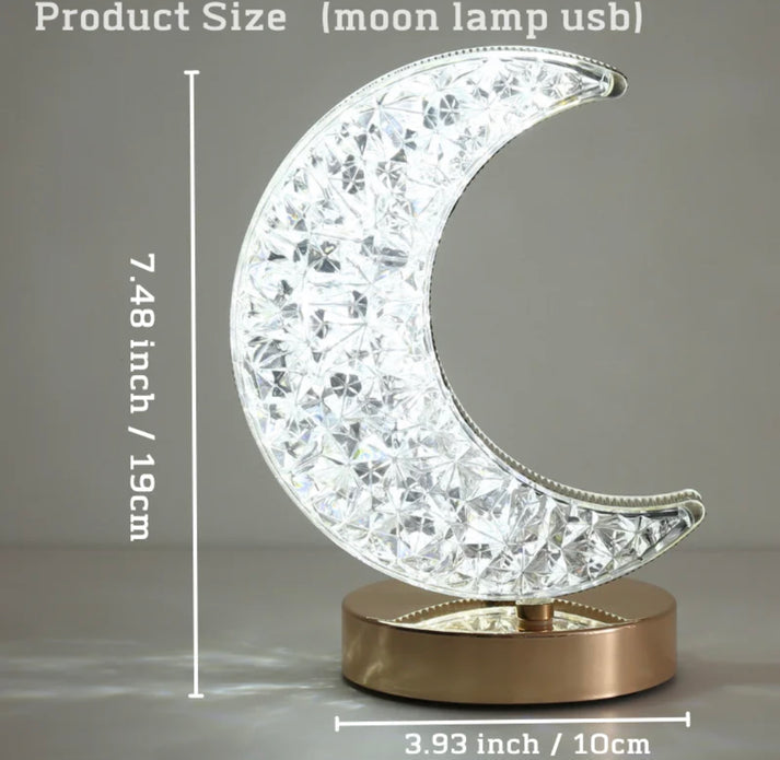 Moon Led Lamp Rechargable with 3 modes of Light
