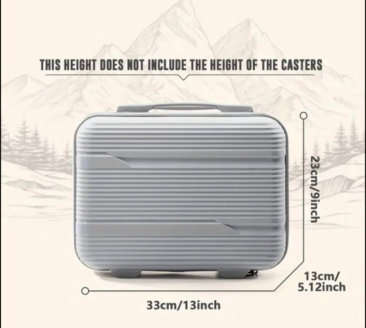13 Inches Travel Suitcase for Makeup / Cosmetics storage box