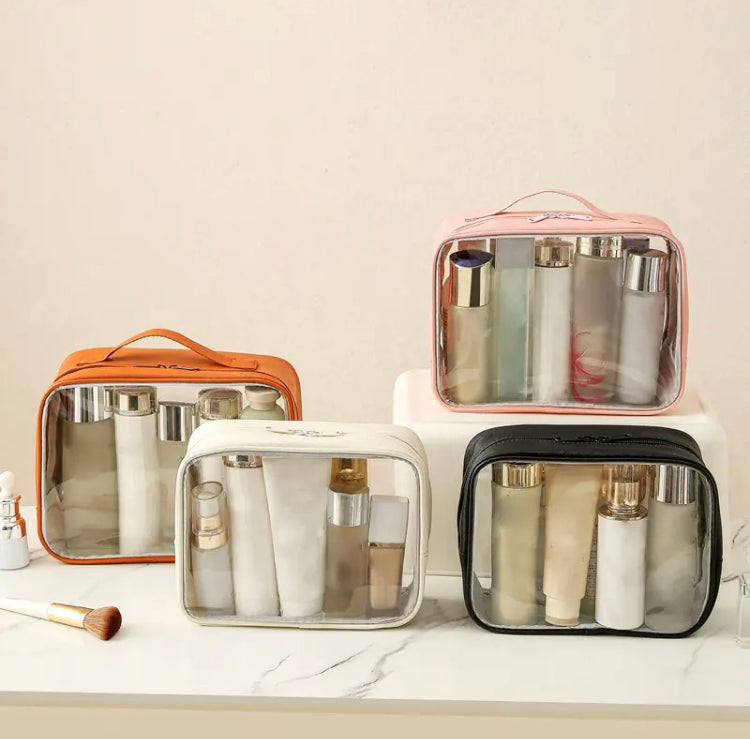 Transparent Cosmetics Makeup Bag Organizer