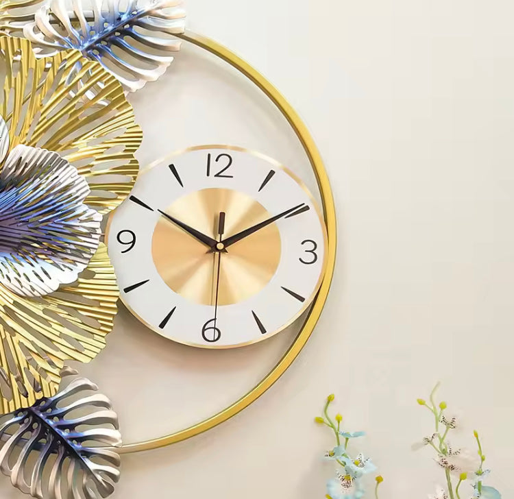 Luxury Nordiac Style Metal Hanging Wall Clock