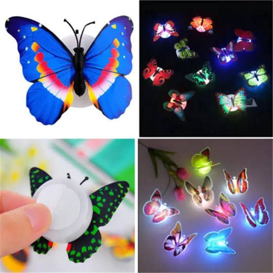 Decorative LED Self Adhesive Butterfly Blink Light