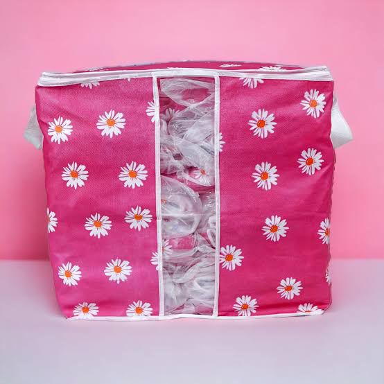 Large Capacity Floral Printed Storage Bags
