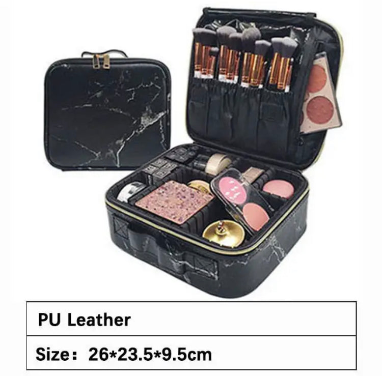 Professional PU Leather Makeup Cosmetics Case