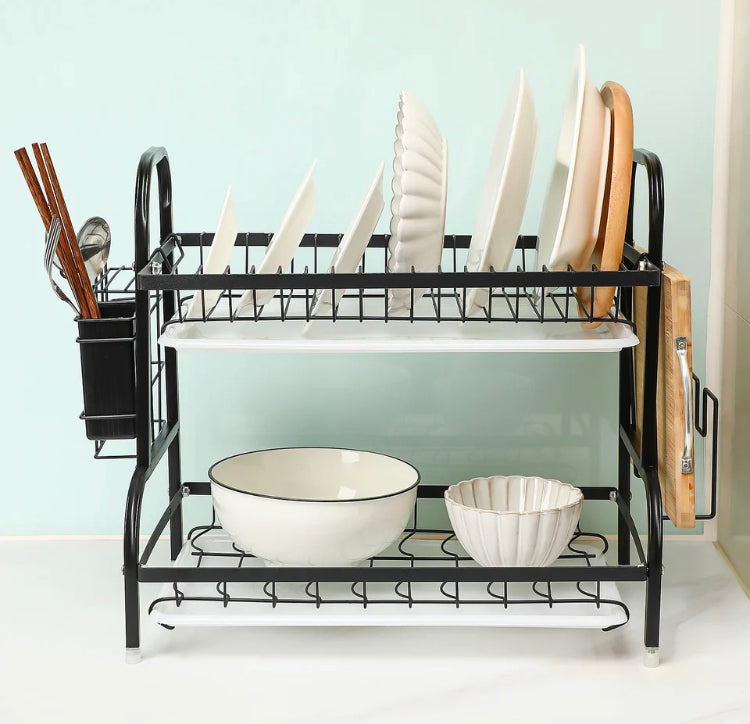 Multi Layered Plates Dish Bowl Rack Organizer