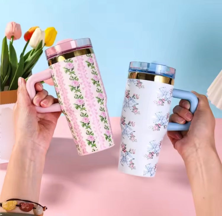 20oz Insulated Stainless Steel Tumbler with Straw