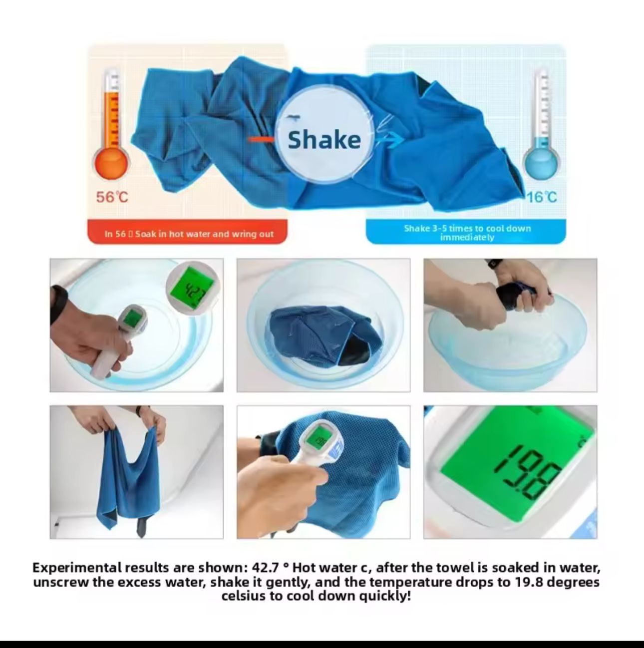 1 Pc Sports Cooling Towels Best Quality