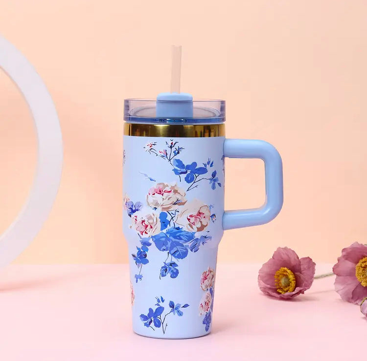 20oz Insulated Stainless Steel Tumbler with Straw