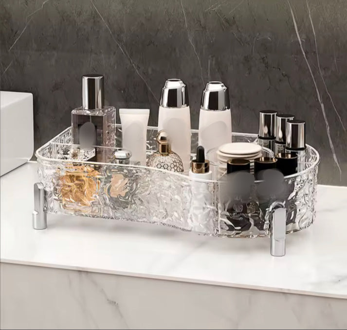 2 in 1 Vanity Cosmetics tray and Brushes Holder