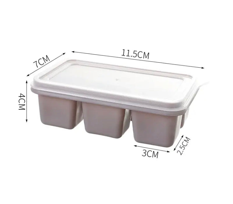 Pack of 3 Silicone Ice Cube Tray