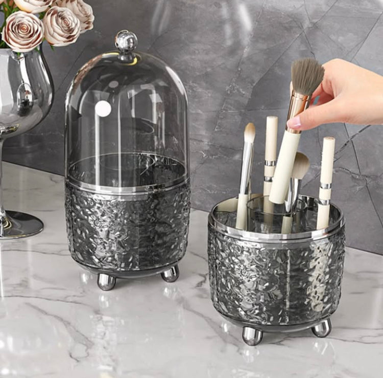 Luxury Makeup Brushes Organizer with Dustproof Lid
