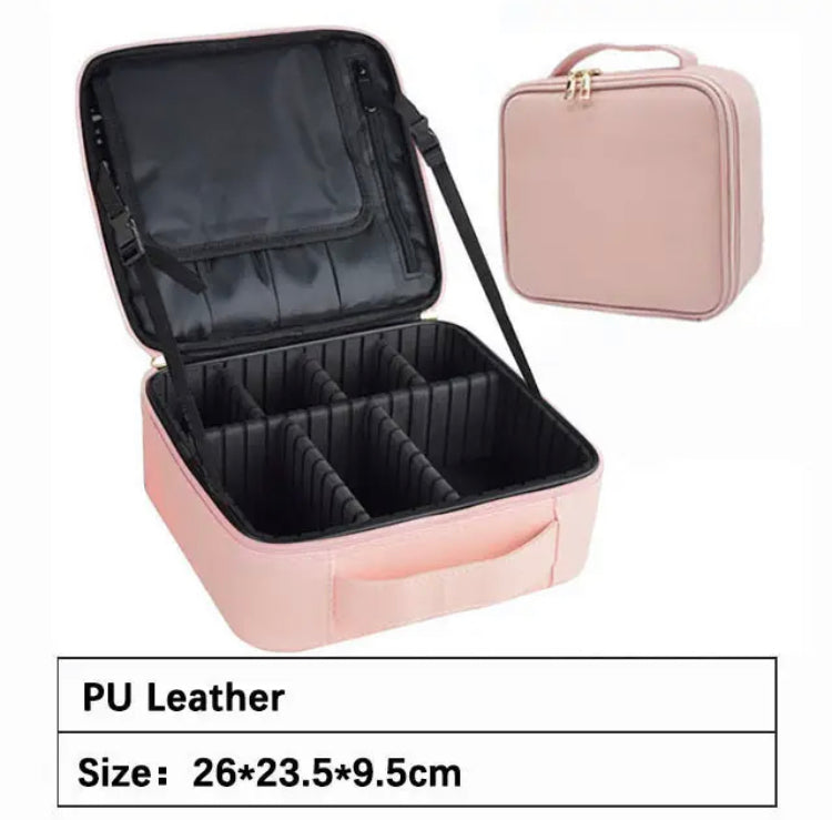 Professional PU Leather Makeup Cosmetics Case