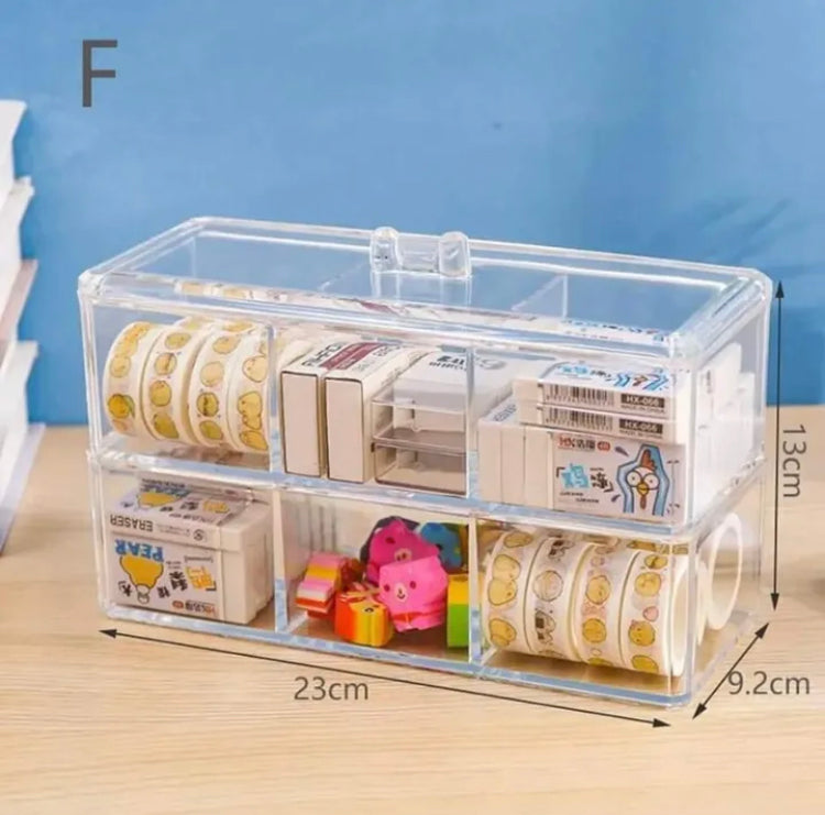 Double Layer Cosmetics Makeup Organizer