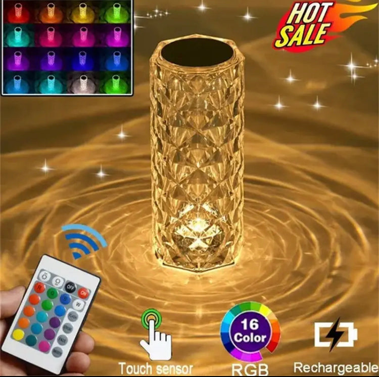 16 Colours LED Touch Lamp