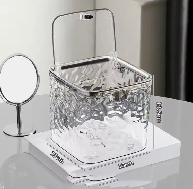 Luxury Clear Acrylic Elegant Storage Box with Lid