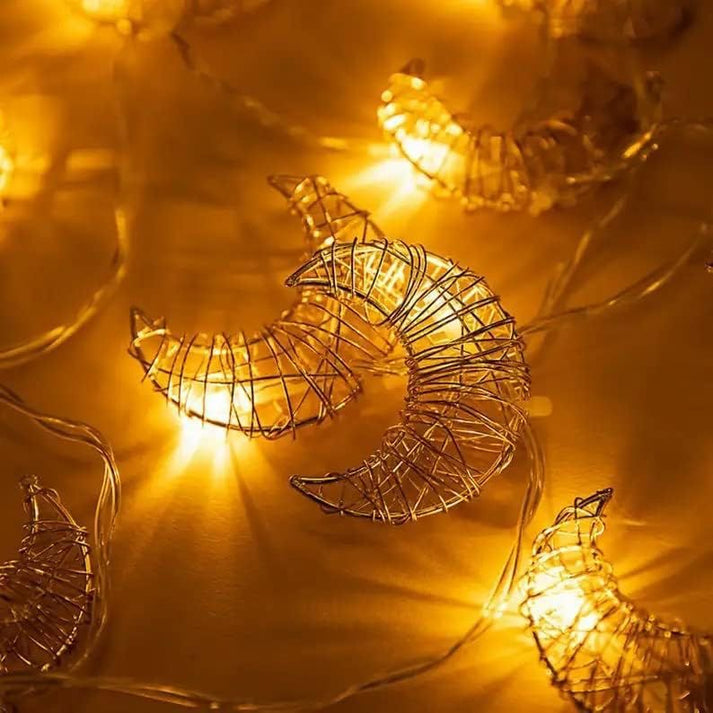 Led Moon Warm String Fairylights