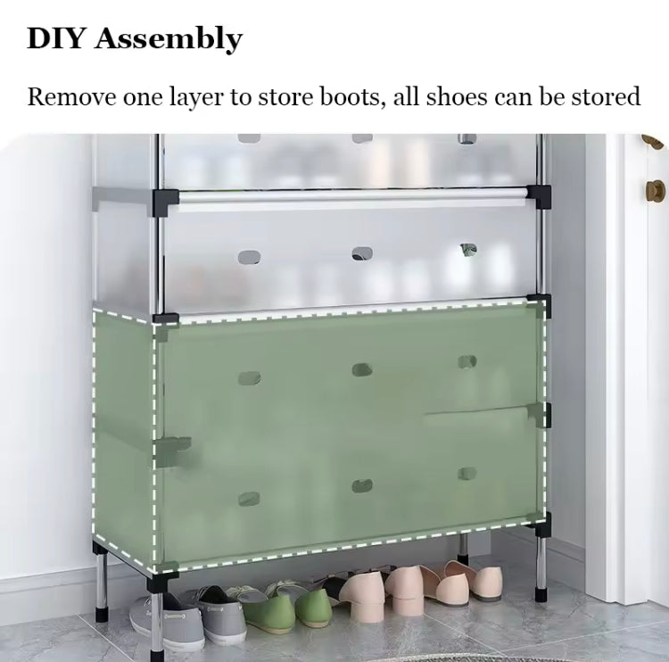 Multi-Tier Dustproof Anti-Rust Shoe Rack